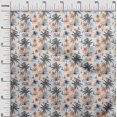 thumbnail image 3 of oneOone Rayon Orange Fabric Sea Life Pattern Craft Projects Decor Fabric Printed By The Yard 56 Inch Wide, 3 of 5