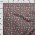 thumbnail image 3 of oneOone Cotton Poplin Gray Fabric Floral Sewing Craft Projects Fabric Prints By Yard 42 Inch Wide, 3 of 4