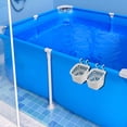 thumbnail image 4 of Yhmxh Bathroom Organizer Bathroom Storage Pool Side Storage Basket Set Pool Cup Above Ground Pool Accessories Pool Toy Basket Pool Storage Bins for Most Frame Pools Pool side Storage Basket, 4 of 4