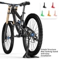 thumbnail image 4 of Support de Stationnement pour Vélo Accessoires Professionnels Apparence Stable Couleur Unie Support Réglable pour Vélos Accessoire Rose, 4 of 9