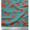 thumbnail image 1 of Soimoi Poly Georgette Fabric Flower Artistic Print Fabric by the Yard 42 Inch Wide, 1 of 3