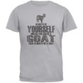 thumbnail image 1 of Always Be Yourself Goat Light Heather Grey Adult T-Shirt, 1 of 1