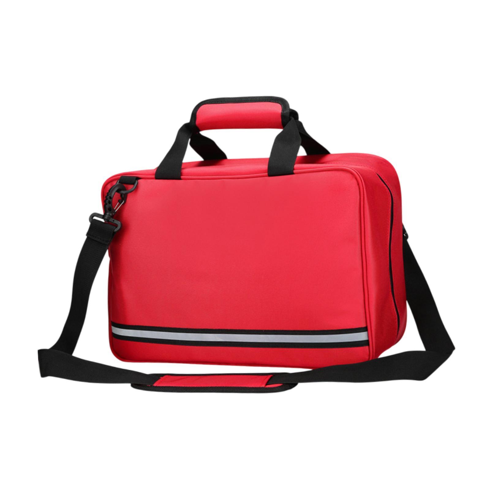 Bunblic First Aid Bag First Aid Kit Bag Empty Organizer Zippered Emergency Kit Case First Responder Trauma Bag for Gym Hiking Camping