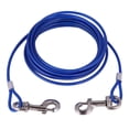 thumbnail image 2 of Dog Lead Rope,Long Steel Wire Dog Steel Cable Dog Leash Steel Wire Dog Leash Effortless Installation, 2 of 9