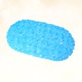 thumbnail image 1 of UPGRATOR 1Pc Blue PVC Bath Mat with Non Slip Suction Cups for Bathroom Safe Shower Use, 1 of 8