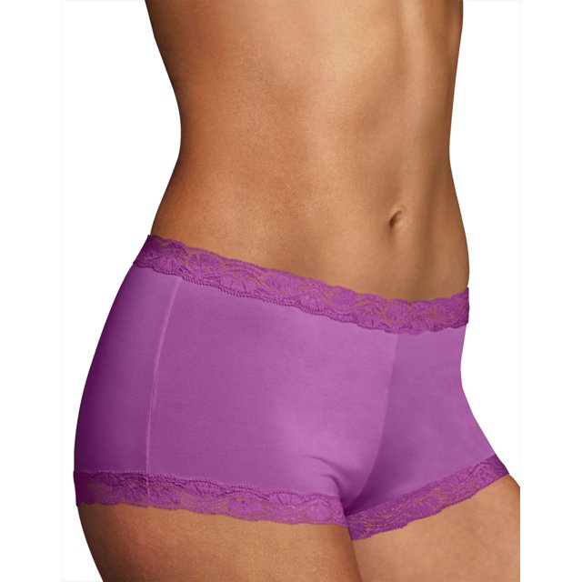 Maidenform Shorty en Microfibre et Dentelle pour Femmes - Article à Succès, 9