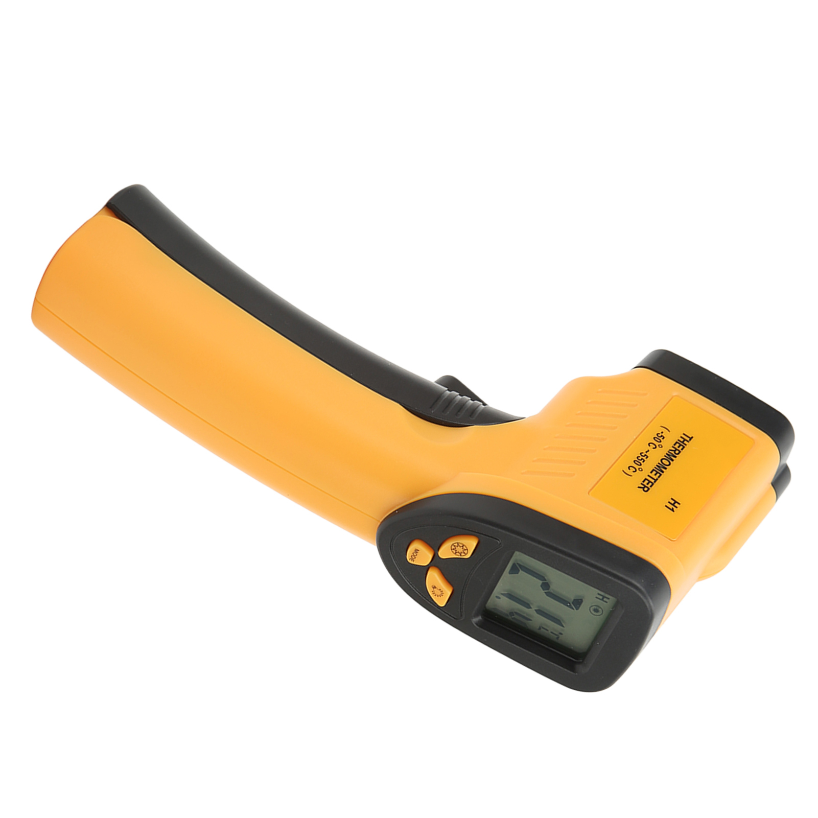 Infrared , -50-550 degrees Celsius  Temperature Measuring Gun ℉  degrees Celsius  Selection 12:1 Distance To Spot Ratio Backlight Function  for Industrial Use