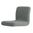 thumbnail image 1 of Youkk Fashionable Bar Stool Covers Unique And Refresh Bar Stools Made With Polyester Bar Stool Chair Cover dark grey, 1 of 6