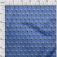 thumbnail image 3 of oneOone Cotton Poplin Blue Fabric Block Craft Projects Decor Fabric Printed By The Yard 56 Inch Wide, 3 of 5