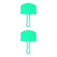 thumbnail image 2 of Redempat Sturdy Hollow Handle Putty Knife for Professional Putty Finishing Style A 2Set, 2 of 6
