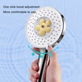 thumbnail image 4 of EGNMCR Kitchen Gadgets, Large Panel, Three Speed Turbocharged Shower Nozzle, Turbocharged With High Water Output, Shower Shower Shower Nozzle In Bathroom, With Delicate Water Outlet N shower head, 4 of 6