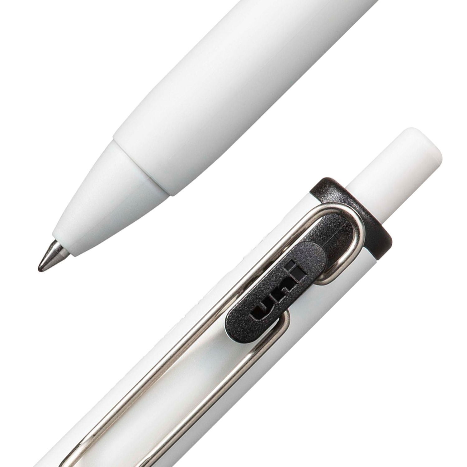 uni® one Stylos gel rétractables, pointe moyenne (0,7 mm), encre bleue, paquet de 3