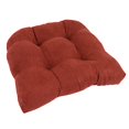 thumbnail image 2 of 19-inch U-Shaped Micro Suede Tufted Dining Chair Cushion, 2 of 3