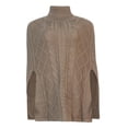thumbnail image 4 of Qertyioot Chandail pour Femme Grande Taille Mode Décontractée à Manches Longues Imprimé Col Rabattu Chandail à Fermeture Éclair Hauts Blouse, 4 of 6