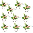 thumbnail image 1 of Spring Decorations for Home, Colored Berries Easter Eggs Napkin Ring Set of 10, 5.5x1.5In Foam with Eucalyptus, Easter Decorations for Home and Holiday Table, 1 of 6