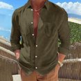 thumbnail image 2 of RKSTN Cardigan pour Homme Décontracté Mode Col Rabattu Chandail Uni Manches Longues Hauts en Coton Décontractés Stylés pour l'Automne, 2 of 9