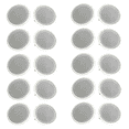 thumbnail image 1 of Pyle 8 Inch 500W 2 Way In Wall Ceiling Home Speakers System (Pair) (10 Pack), 1 of 8