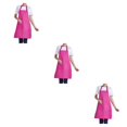 thumbnail image 2 of Transemion 12pcs Tablier Femme avec Poches Efficace et Élégant Compagnon de Cuisine Réglable Demi-Longueur Tablier Adulte Polyester Rose Rouge 3Set, 2 of 6