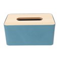 thumbnail image 1 of 1 Pc Napkin Box Wooden Lid Tissue Container Simple Napkin Box Home Tissue Case, 1 of 8