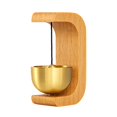 thumbnail image 1 of DOLITY Shopkeepers Bell Door Bell for Store Commercial Entry Business when Entering Log Color, 1 of 9