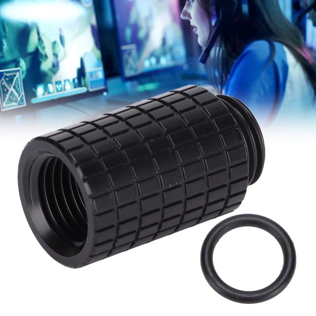25mm Filetage G1/4 Po Mâle à Femelle Fixation Hexagonale Intérieure Raccord de Refroidissement par Eau pour Ordinateur Raccord d'Extension Hexagonal M8 Fixé