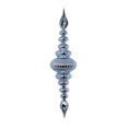 thumbnail image 1 of Vickerman M183829 41 in. Periwinkle Shiny Finial Ornament, 1 of 1
