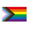 thumbnail image 2 of Flag Flag Progress LGBT Flags 3x5 Outdoor Bisexual All Inlcusive Flag Heavy Duty Polyester Flags Deco Bisexual Lesbians, 2 of 5