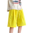 thumbnail image 1 of Dagugfen Plus Size Shorts for Men Knee Length Drawstring Drying Loose Lightweight Casual Workout Shorts, 1 of 8