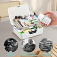 thumbnail image 4 of VONKY ABS Lock Box With Code Lockable Storage Solution For Medicines And Documents Food Safety Medication A, 4 of 6
