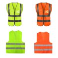 thumbnail image 2 of kurtrusly Women Men Night Work Reflective Vest Construction Traffic Breathable Mesh Workwear A Type, 2 of 5