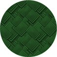 thumbnail image 1 of Ahgly Company Tapis Rond Lavable en Machine Intérieur Transitionnel Vert, 5 Pieds Rond, 1 of 7