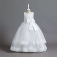 thumbnail image 2 of Robes Fille Robe Formelle pour Filles Robes Blanches pour Filles Robes de Bal pour Filles Tenue pour la Journée des Enfants Filles Mode, 2 of 5
