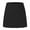 Black, variant on Elvqul Womens Skirt Summer Mini Skirt A-Line Elastic Waisted White Solid Slim Short Skirt for Women