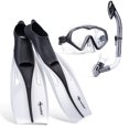 thumbnail image 1 of Snorkeling Set Wide View Diving Mask Snorkeling Flippers Dry Snorkel, 1 of 8