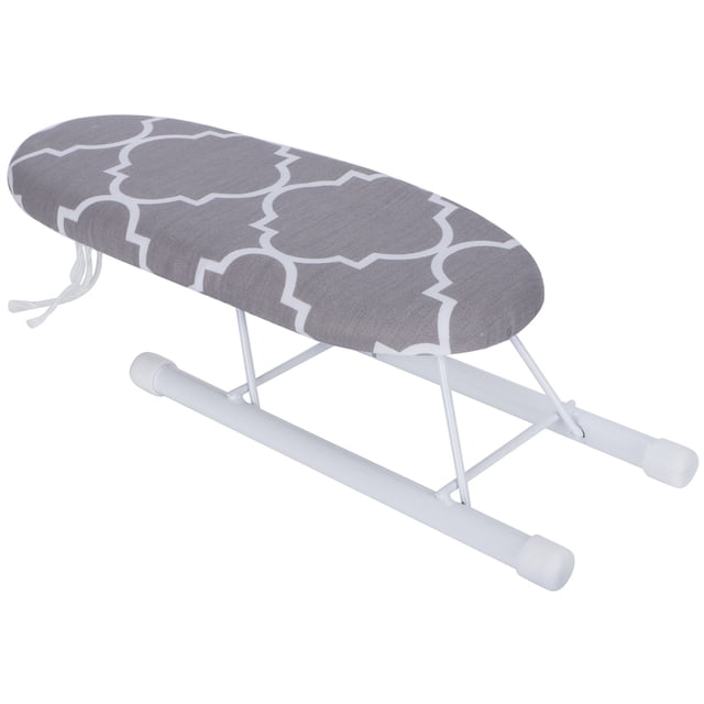 Mesa para Planchar Ropa, Mini Planche à Repasser de Table, Planches à Repasser Mini Planche à Repasser Manchons Pliables Poignets Colliers Table à Repasser pour la Maison et le Voyage Mode Grille Carrée