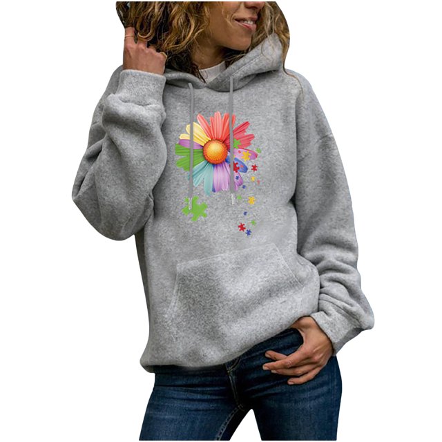 Blouse à Manches Longues pour Femmes Hiver Hauts Décontractés à Manches Longues pour Femmes Chandail Imprimé Blouse Chandail en Molleton Chandail pour Femmes Hauts à Manches Longues Décontractés Hauts à Manches Longues pour Femmes