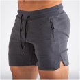 thumbnail image 4 of Mens Solid Color Swim Trunks Quick Dry Beachwear Sports Running Swim Board Shorts Mesh Lining, 4 of 7