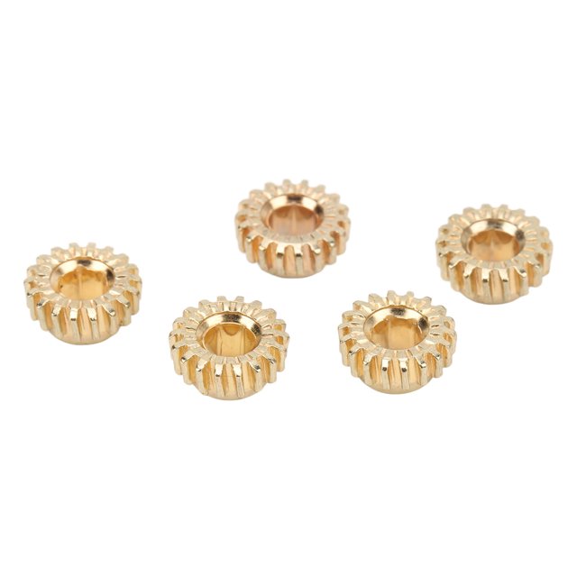 Tuners Gears, 12 Pcs 1:18 Ratio Accurate Size Tuning Peg Gear Smoothly Edge Sturdy 12mm Diameter For Performance Silver,Gold