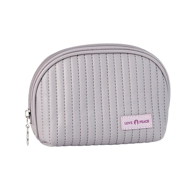 Cute Makeup Bag Mini Cosmetic Pouch For Women Small Quilted Beauty Bag Handy Zipper Pouch