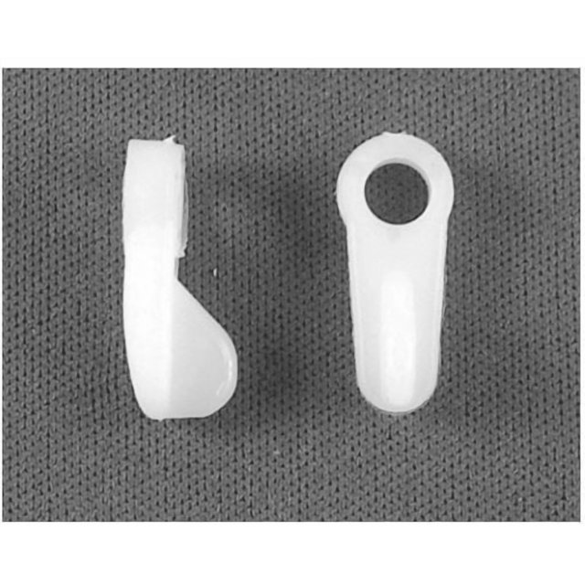 Strybuc Window Screen Clip 492C Flush; White; Nylon; With Screws