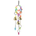 thumbnail image 3 of Bird Bells Toy, Bird Swing Bells Toy Healthy Pleasant Sound Bite Resistant Colorful  For Parrots, 3 of 8