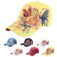 thumbnail image 2 of Coofit Women Baseball Cap Adjustable Embroidery Butterfly Snapback Hat Outdoor Sun Hat, 2 of 5