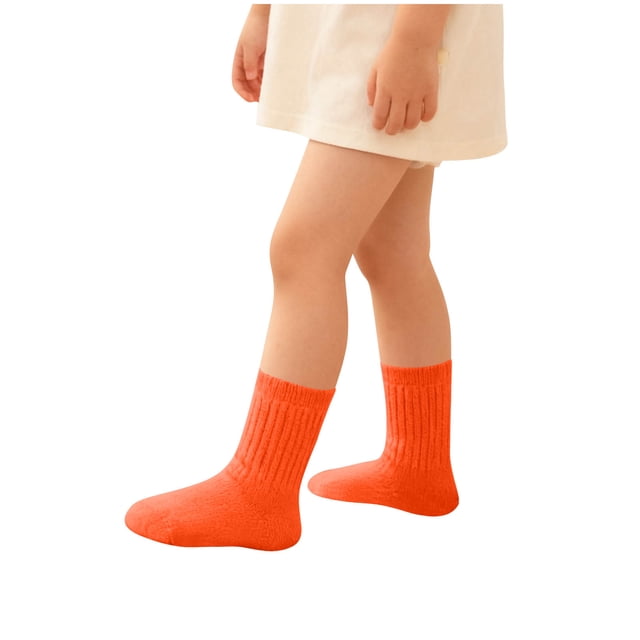 Tube Socks Kids Children's Comfortable Solid Color Tube Socks Princess Style Baby Socks Tube Socks Girls