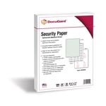 DocuGard Advanced Medical Security Paper for Printing Prescriptions and Preventing Fraud, CMS Approved, 7 Security Features, Laser and Inkjet Safe, Green, 8.5 x 11, 24 lb., 500 Sheets (04542)