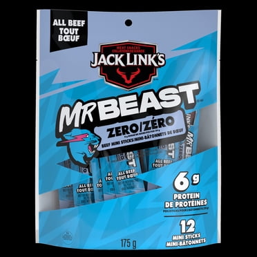 Jack Link's Zero Sugar Mini Beef Sticks 175G