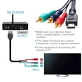 thumbnail image 2 of CHICHUMID Video Cables to 3- for Tech Users and Home Entertainment Enthusiasts 1Set 90-100cm, 2 of 7