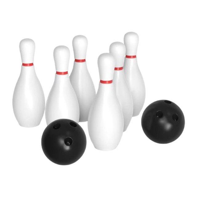 Bunblic Kids Bowling Set Bowling Sports Toy Early Development Interactive Bowling Pin and Balls Indoor Bowling Game for Children Kids 6 Bowling 2 Balls