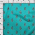 thumbnail image 2 of oneOone Polyester Lycra Fabric Paisley Block Print Fabric BTY 56 Inch Wide, 2 of 4