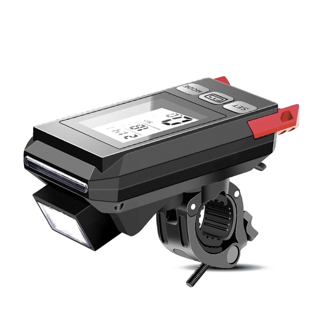 Compteur de Vitesse de Vélo Multifonction Sans Fil avec Klaxon, USB Rechargeable, Étanche, Compteur de Vitesse de Vélo, Écran Complet, Rétroéclairage, Accessoire de Cyclisme