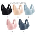 thumbnail image 3 of relayinert Wireless Push-Up Comfortable Bra Posture And Enjoy Wire Free No Back Fat Wide Applications black 6XL, 3 of 6
